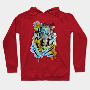 Watercolor Tiger Hoodie